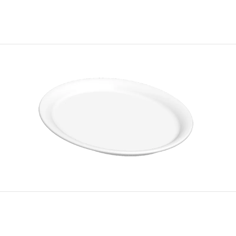 Prato Oval - Cheff 30,8 x 25,3 x 2,3 cm Branco Haus Haus