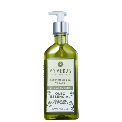 Sabonete Liquido Cubeba 300ml Vyvedas - VYVEDAS - Higiene E Beleza