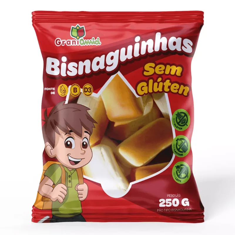 Bisnaguinha Sem Glúten Grani Amici 250g