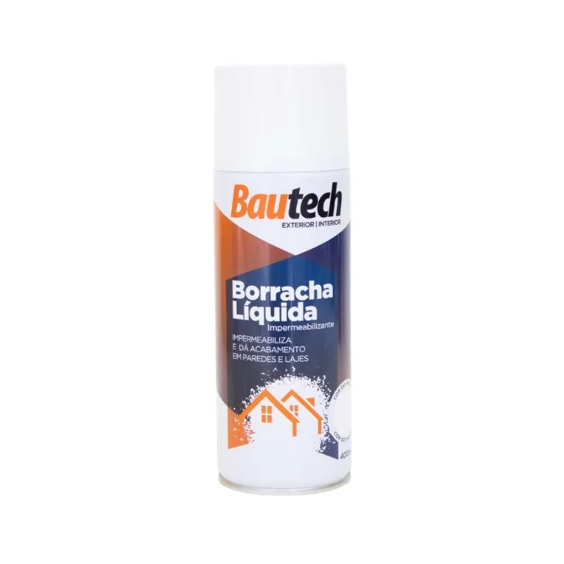 Tinta Spray Borracha Líquida 400ml Bautech Tinta Spray Borracha Líquida Branco 400ml Bautech