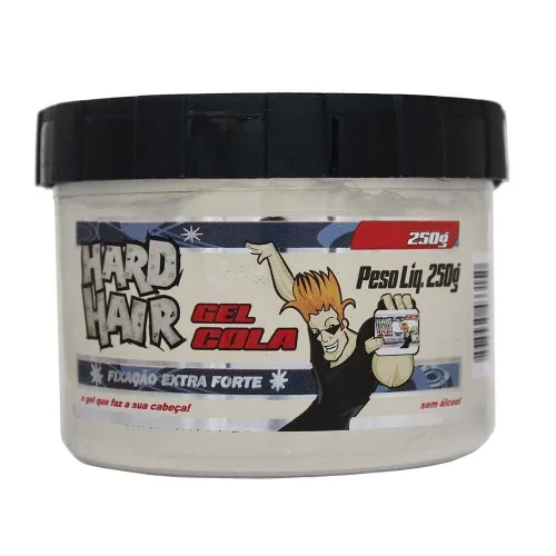 Gel Cola Hard Hair Caique Amarelo - HARD HAIR - Higiene E Beleza