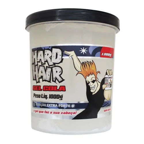 Gel Cola Hard Hair 1kg Incolor - HARD HAIR - Higiene E Beleza