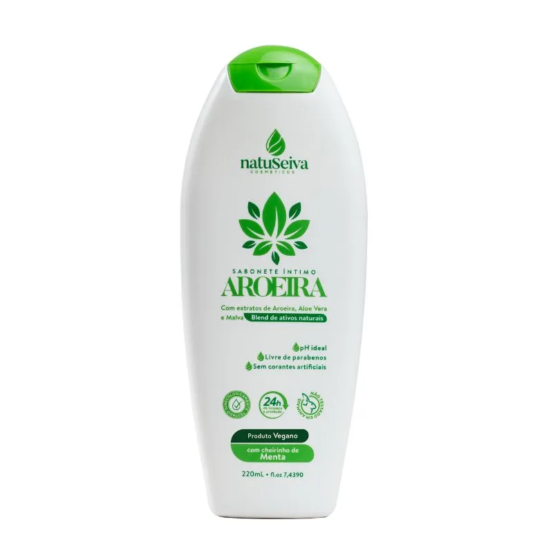 Sabonete Intímo Aroeira Menta Natuseiva 220ml - Natuseiva