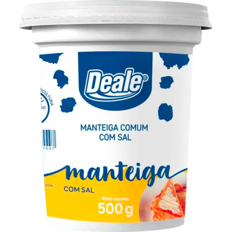Manteiga Deale Com Sal 500g