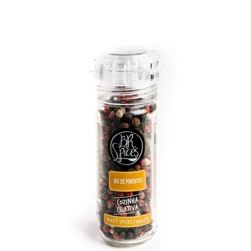 Moedor Mix De Pimentas Br Spice 100gr - BR SPICES - Mercearia