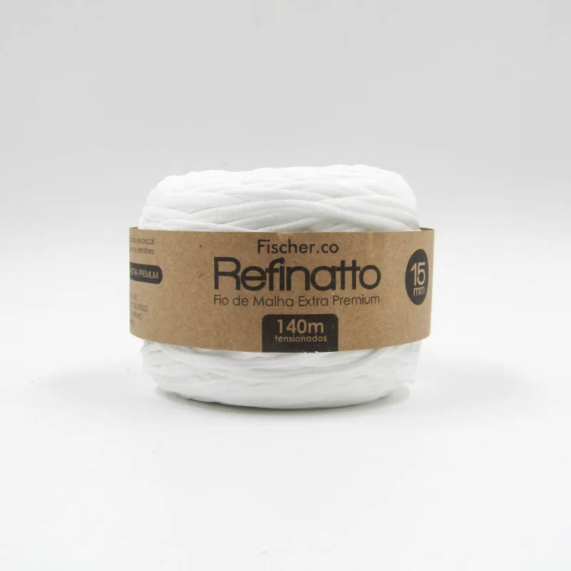 FIO DE MALHA PREMIUM FISCHER REFINATTO 15MM COM 140 METROS 006Fm - Off White