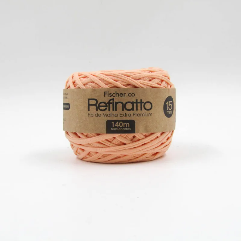 FIO DE MALHA PREMIUM FISCHER REFINATTO 15MM COM 140 METROS 017Fm - Salmão