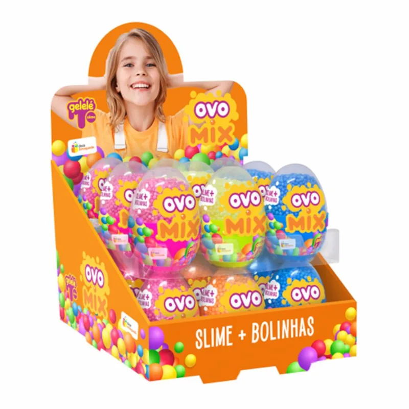 Brinquedo Gelele Ovo Mix Foam 63g
