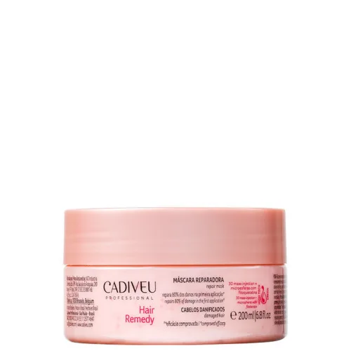 Cadiveu Hair Remedy Masc 200ml Reparadora - CADIVEU PROFESSIONAL - Higiene E Beleza