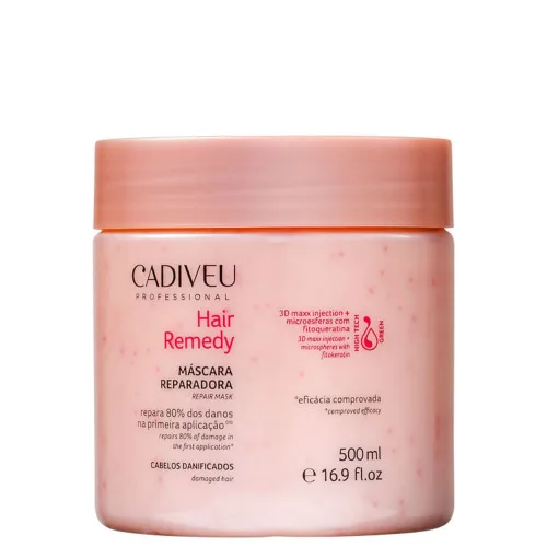 Hair Remedy Cadiveu Máscara Para Cabelos - CADIVEU - Higiene E Beleza