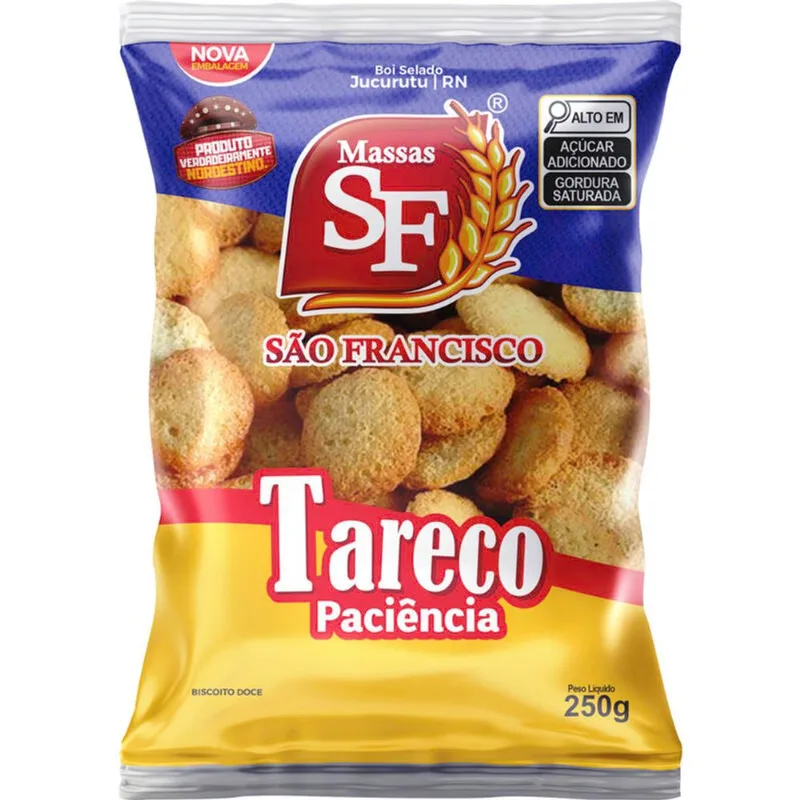 Biscoito Tareco São Francisco Paciência 250g