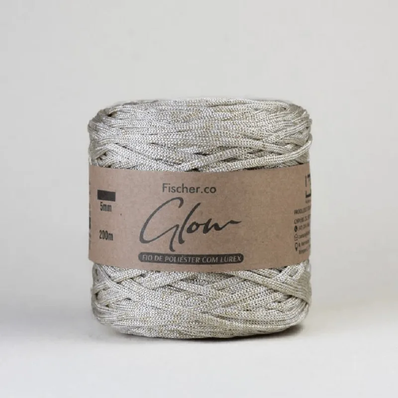 Fio Nautico Glow Lurex Fischer 5mm C/200m DIAMANTE 393