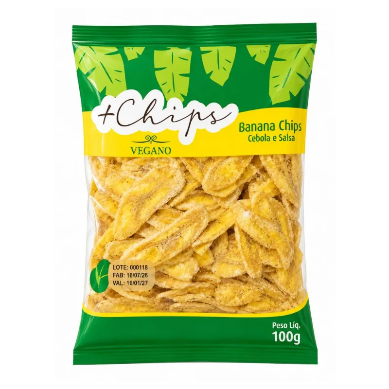 Banana Chips Cebola e Salsa Mais Chips 100g