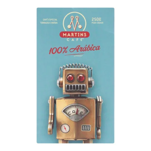 Café Torrado Moido 100 Arabica 250g Martins Cafe - MARTINS CAFE - Mercearia