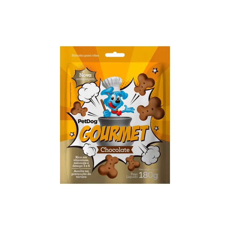 Biscoito para Cães Chocolate Pet Dog - PetDog