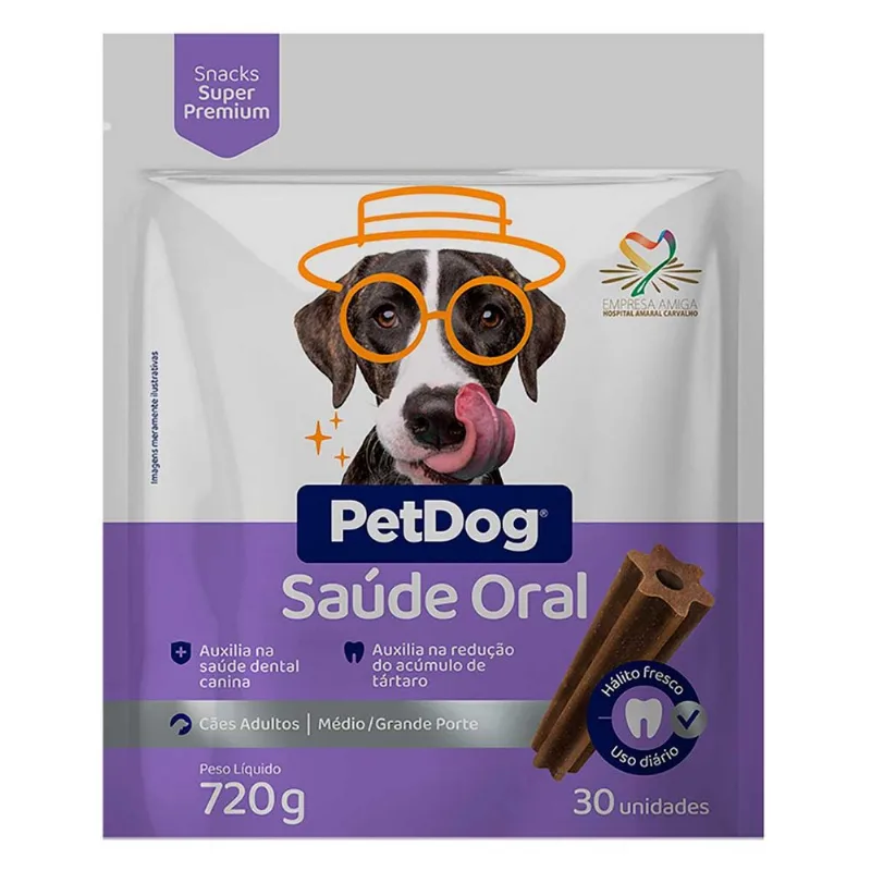 Saúde Oral Raças Média e Grande Pet Dog 720g
