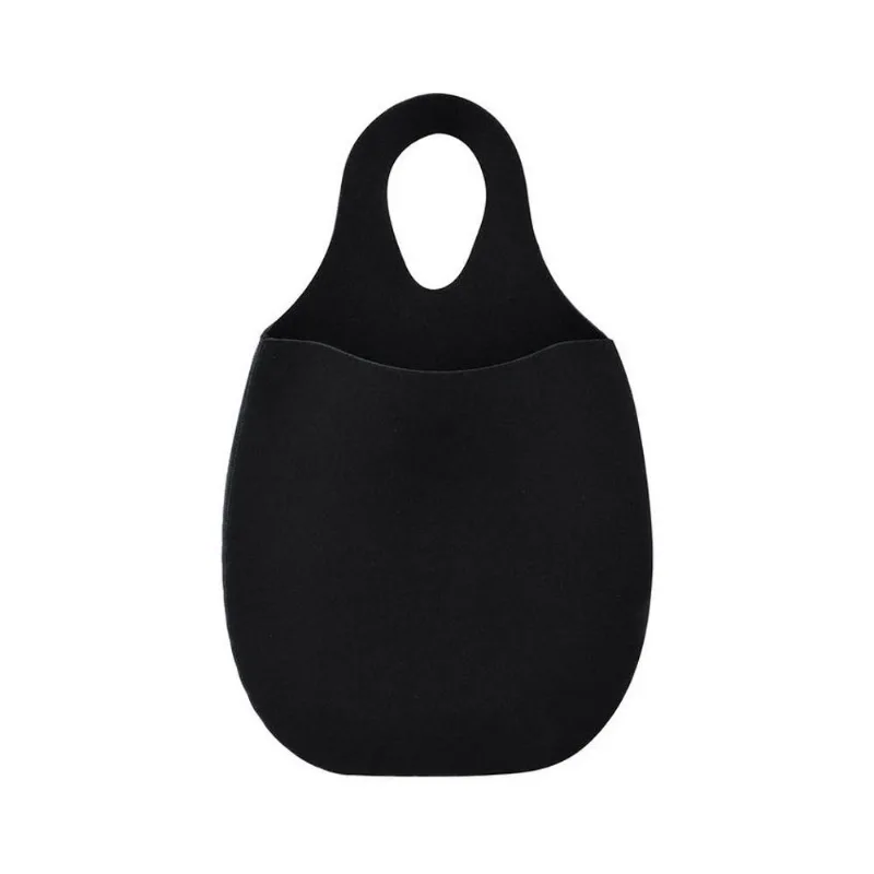 Lixeira Para Carro Em Neoprene - Preto / Azul