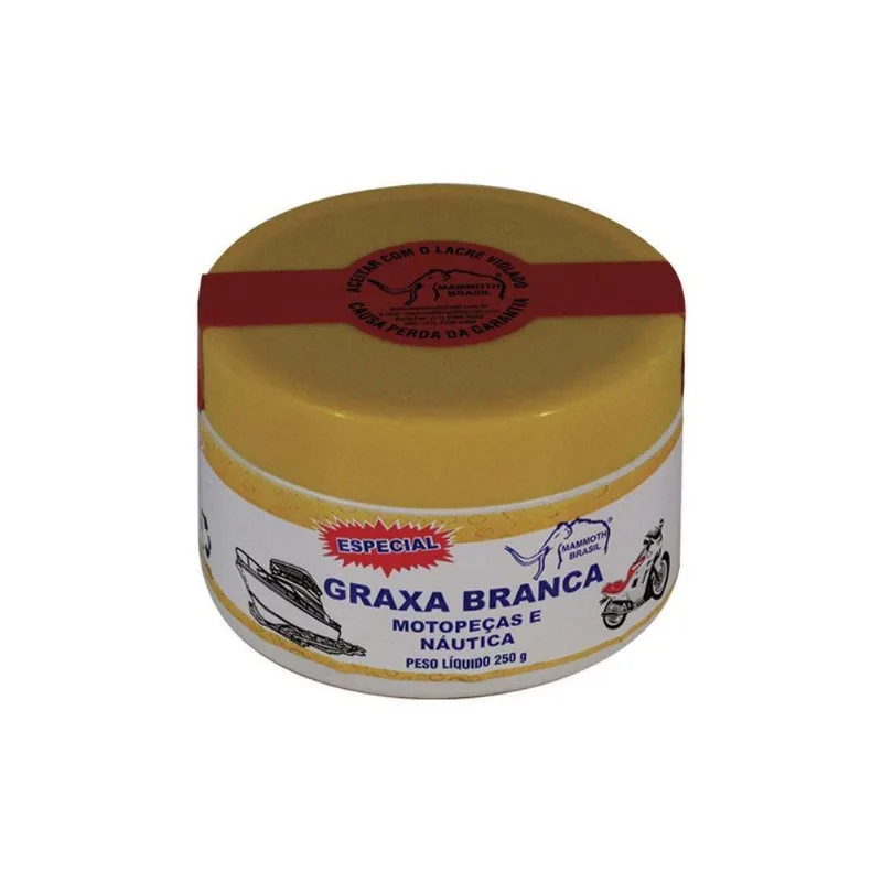 Graxa Branca Especial P Moto Náutica Litio Pote 250g