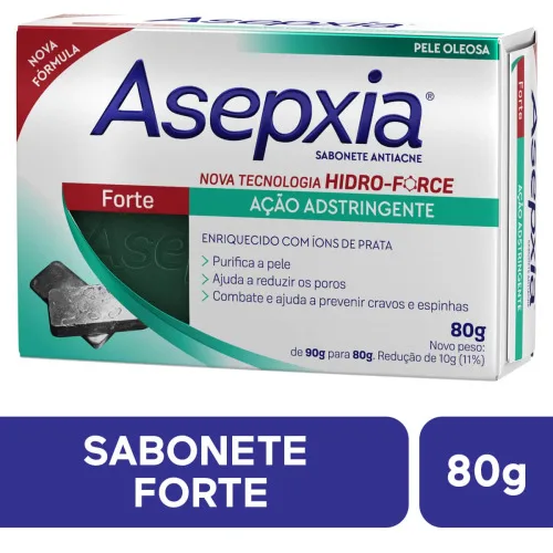 Sabonete Em Barra Anti Acne 85g Asepxia - ASEPXIA