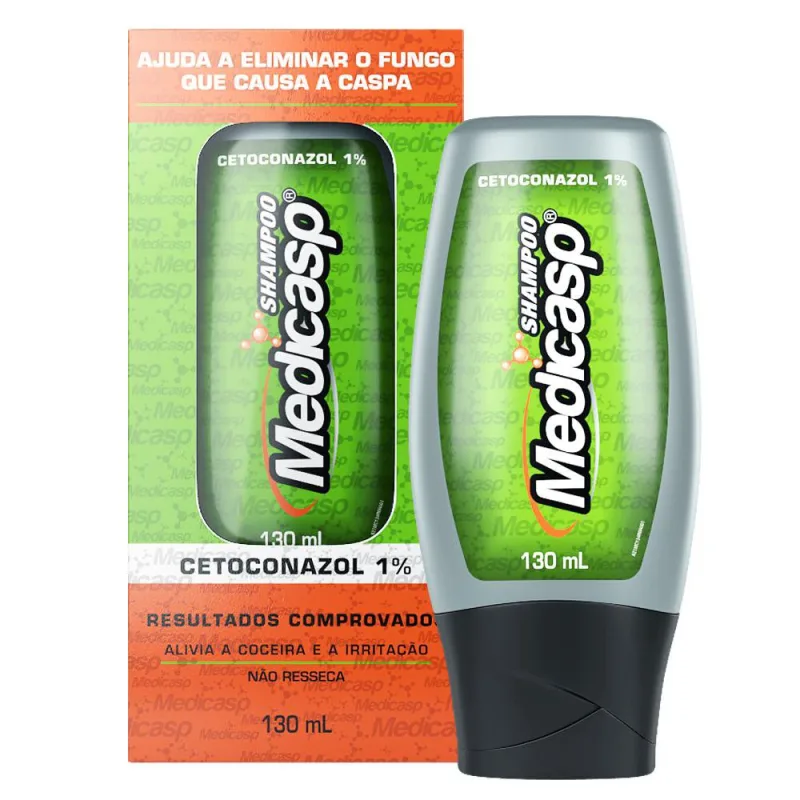 Shampoo Anticaspa Medicasp 130ml - GENOMMA - Beleza