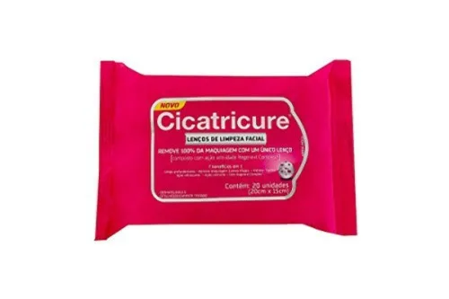 Lenço Umedecido Sache Cicatricure C/20 Unit - CICATRICURE