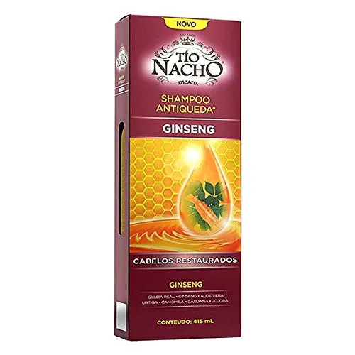 Shampoo Tio Nacho 415ml Antiqueda Ginseng - TIO NACHO - Perfumaria