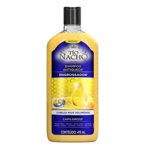Shampoo Antiqueda Engrossador 415g Tio Nacho - TIO NACHO - Higiene E Beleza
