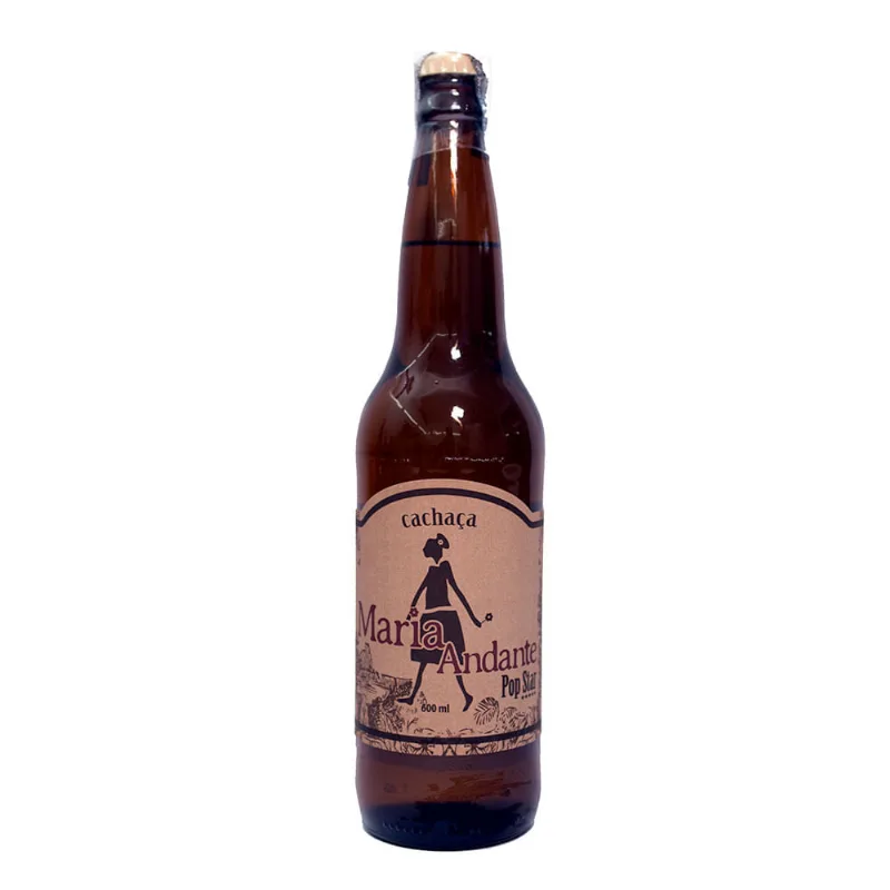 Cachaca Maria Andante 600ml Popstar Jequitiba