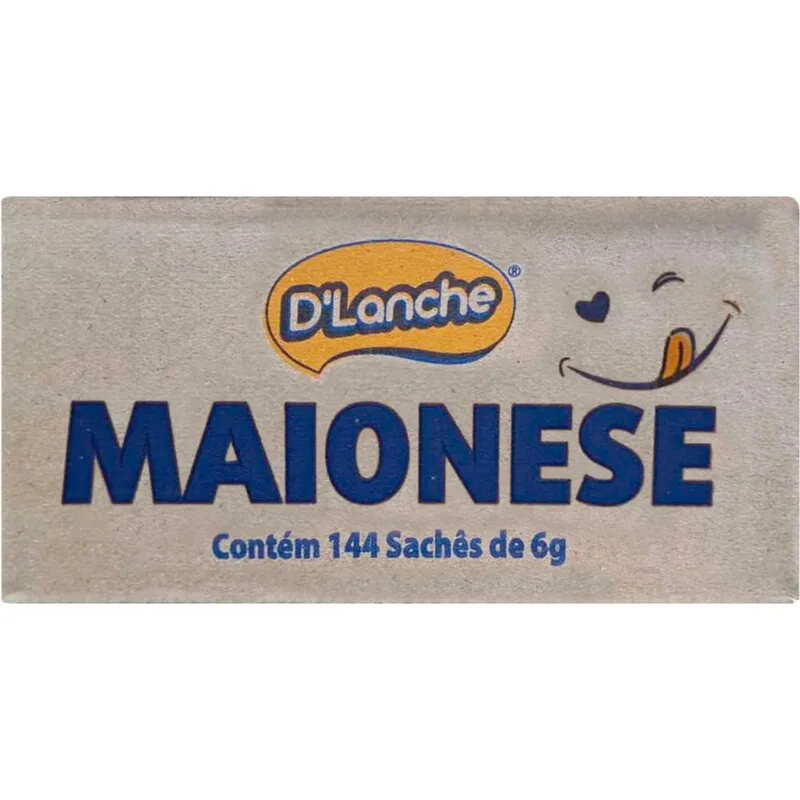 Maionese D'Lanche Minissachê 144x6g