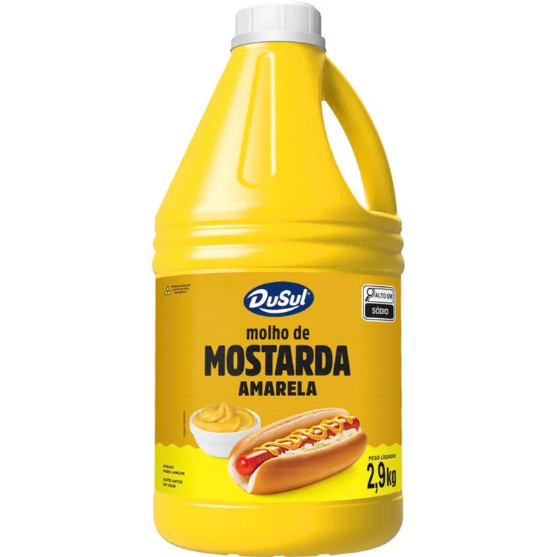 Molho de Mostarda Dusul 2,9kg