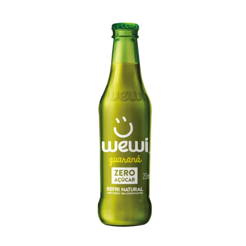 Refr Guarana Organico Zero Wewi Ln 255ml - WEWI - Bebidas