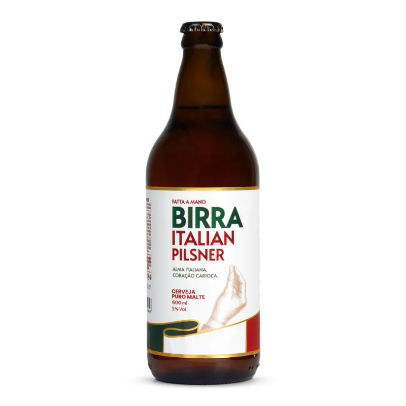 Cerveja Birra Italian Pilsner Garrafa 600ml