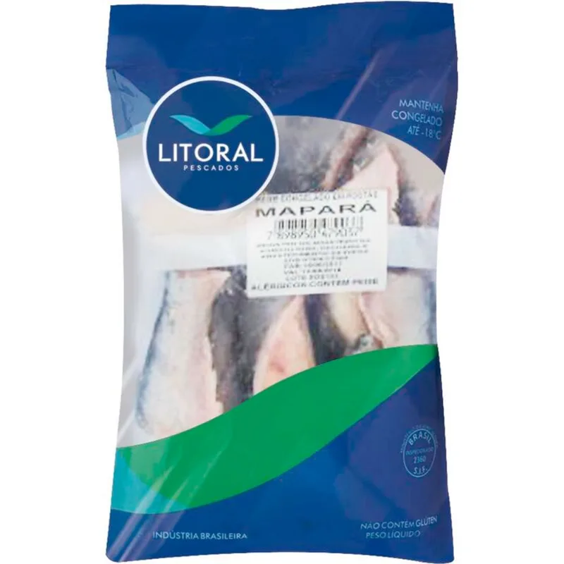 Peixe Mapará Litoral Pescados Congelado 1kg