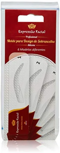 MOLDES PARA DESIGN DE SOBRANCELHA DE SILICONE EXPRESSÃO - HINTZ