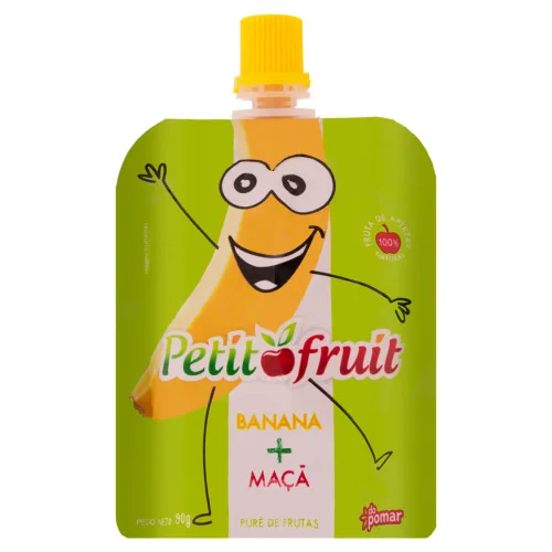 PETIT FRUIT SQUEEZE BAN/MAÇÃ 90G - SQUEEZE