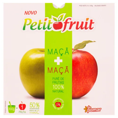 PETIT FRUIT - MACA + MACA - BANDEJA - PETIT - Alimentos Preparados