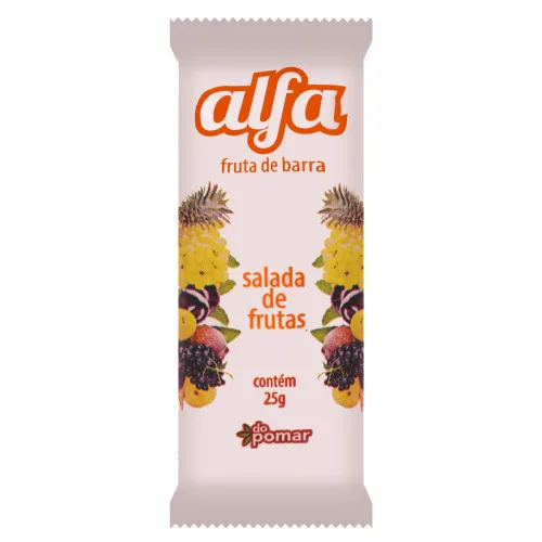 FRUTA EM BARRA ALFA 25 GR - SALADA DE FRUTA - SALADA - Alimentos Preparados