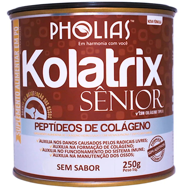 Kolatrix Sênior Sem Sabor 250g - Pholias - Pholias