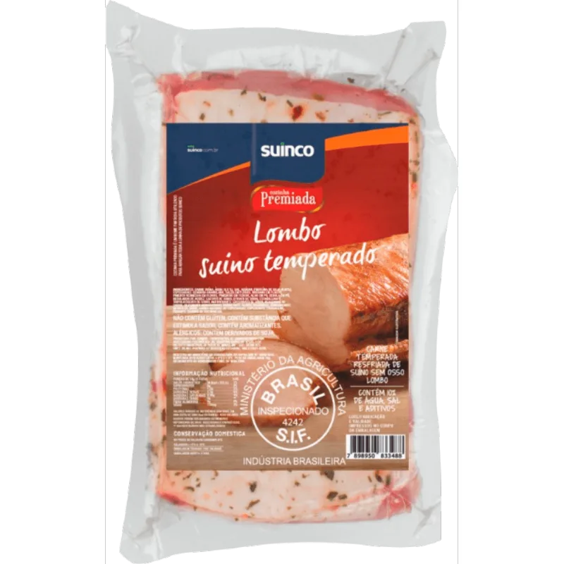 Lombo Suíno Cozinha Premiada Suinco Temperado 1Kg