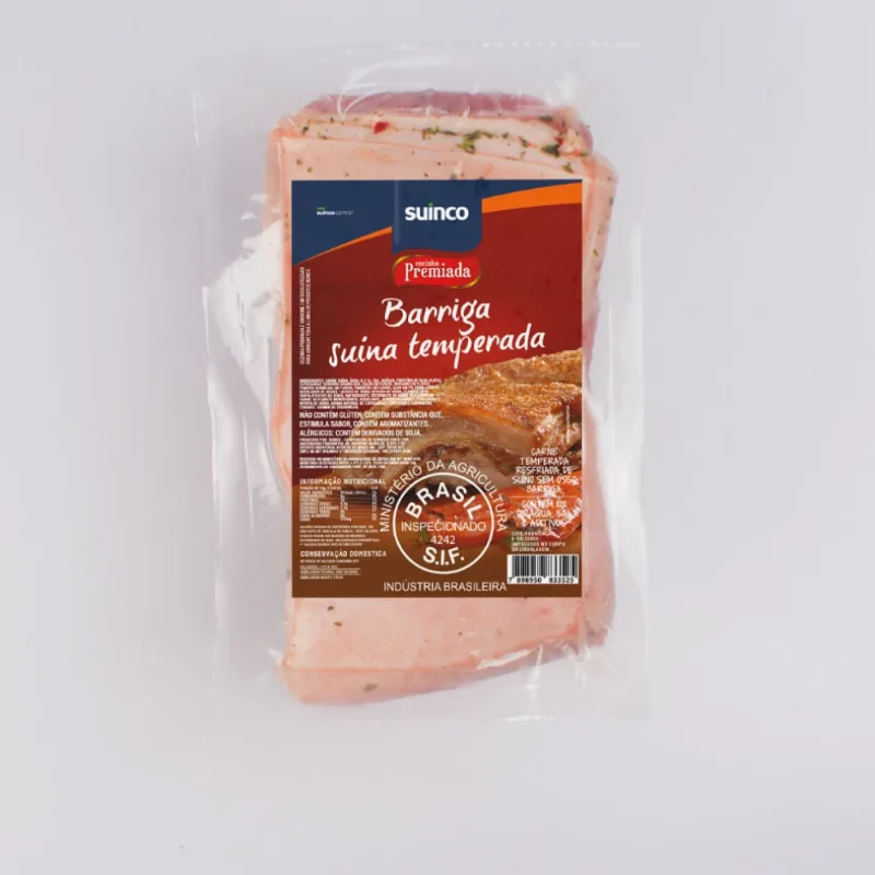 Barriga Suína Cozinha Premiada Suinco Temperada 1Kg