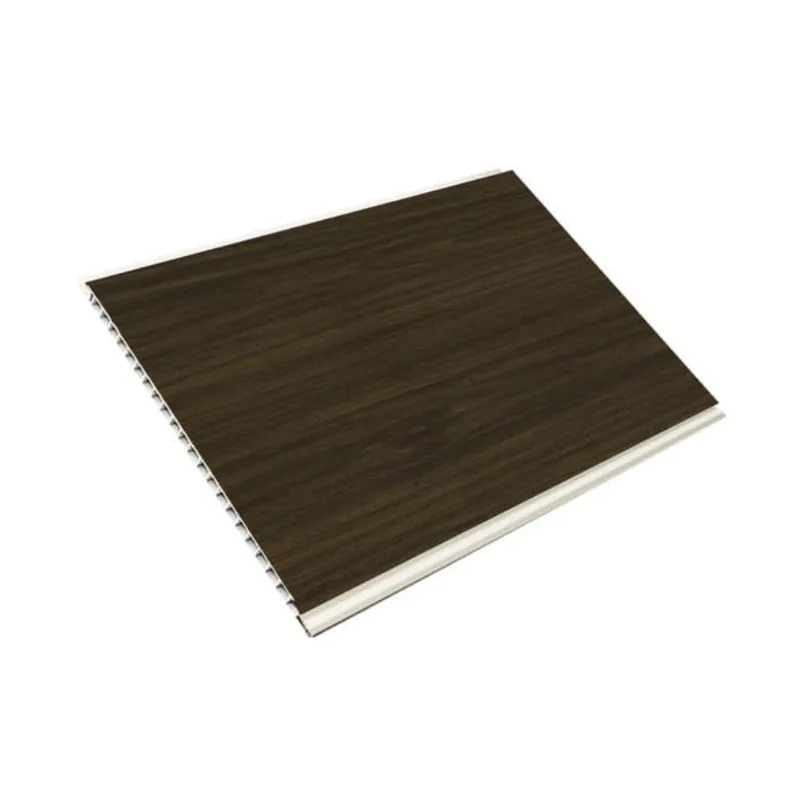 Forro PVC Nogueira Junta Seca 8mm 20x600cm Pacote com 18m² Four Forro PVC Junta Seca Nogueira 8mm 20x600cm Pacote com 18m2