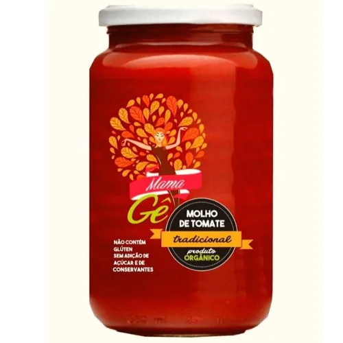 Molho De Tomate Tradicional 590g Mamagê - MAMA GE - Mercearia