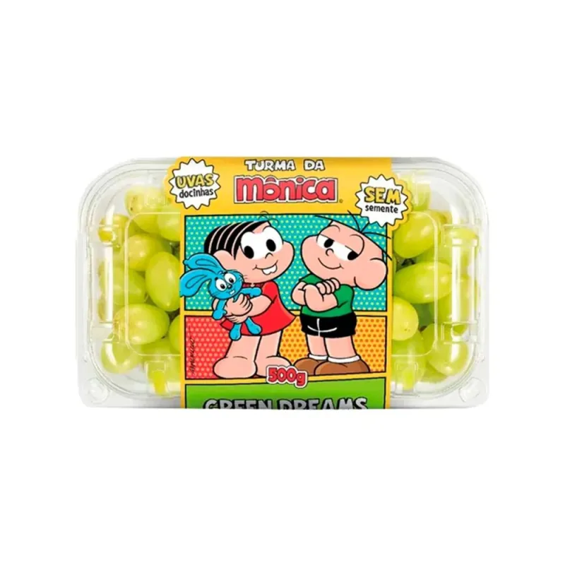 Uva Verde Turma da Mônica 500g - T.MONICA - Hortifruti