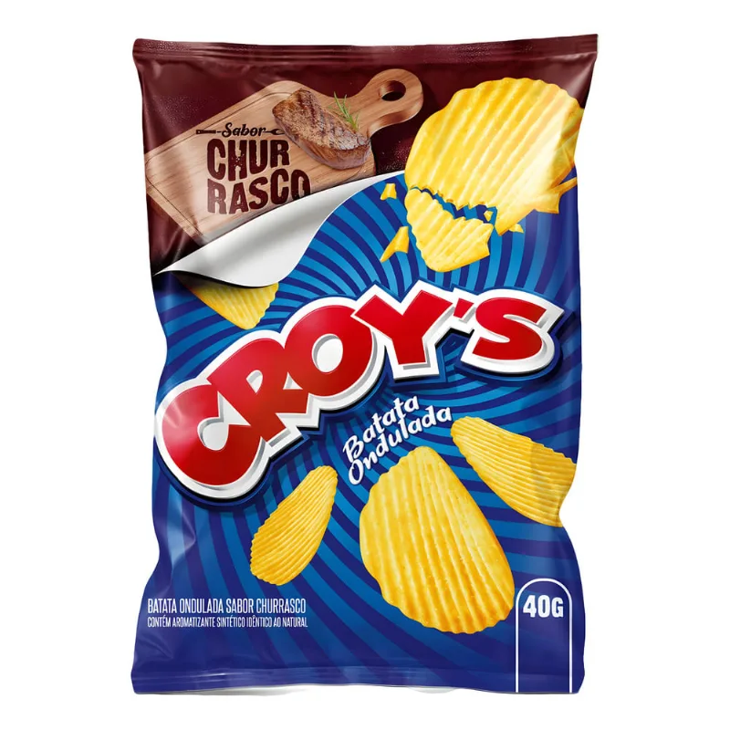 Batata Croys Churrasco 40g