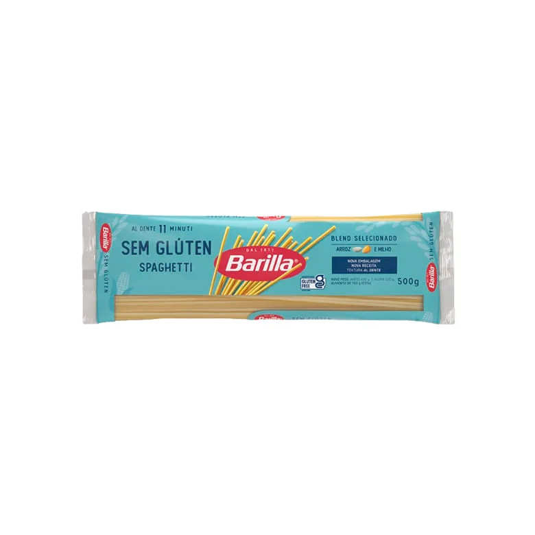 Macarrão Barilla Sem Glúten Spaguetti 500g - Barilla - Mercearia