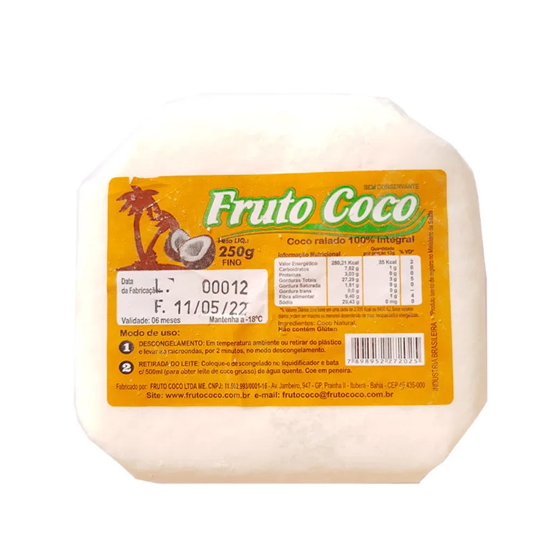 Coco Ralado Frutococo 250g