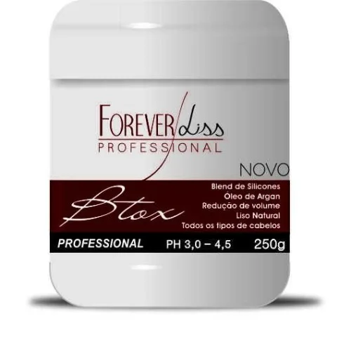 Botox Capilar Argan Oil 250g Forever Liss - FOREVER LISS - Higiene E Beleza