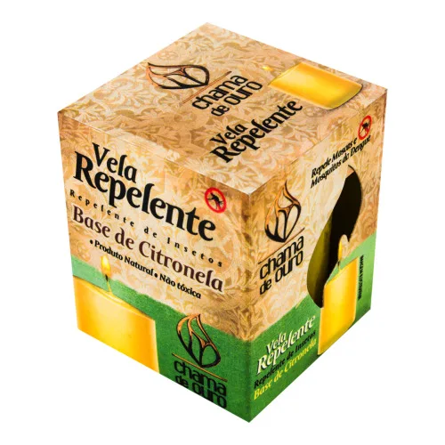 Vela De Citronela Lavanda Morango Comercial Carvalho - COMERCIAL CARVALHO - Bazar