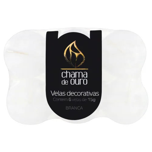 Vela Lamparina C/ 6 Fernet - MARZALLO - Bazar