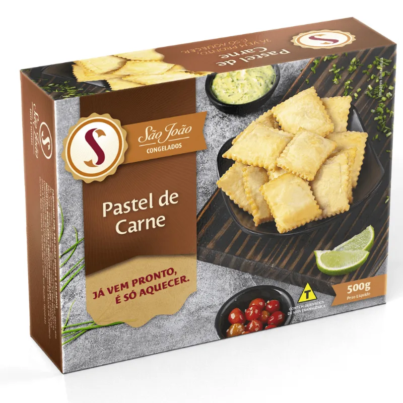 Pastel São João Carne 500g